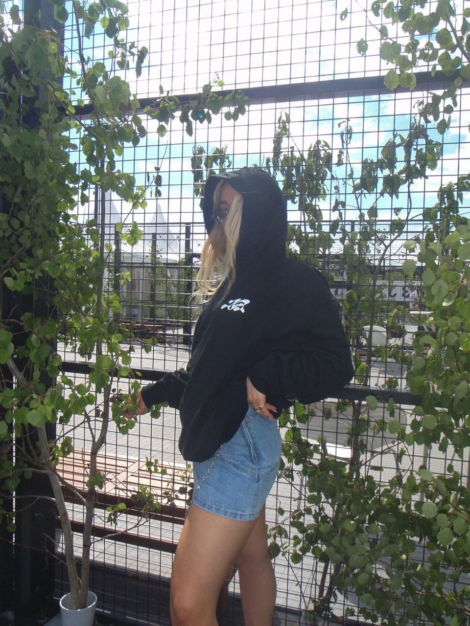 Julie Bergan Sort Hoodie