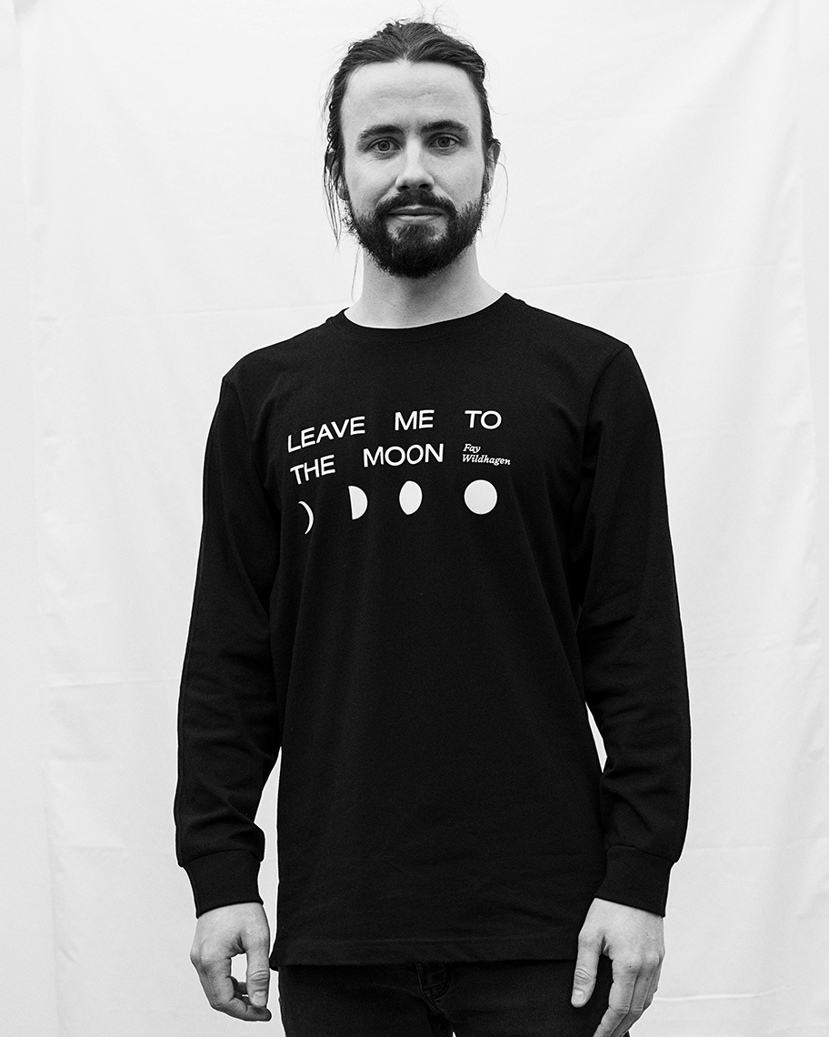 FAY WILDHAGEN SORT LEAVE ME TO THE MOON LONGSLEEVE